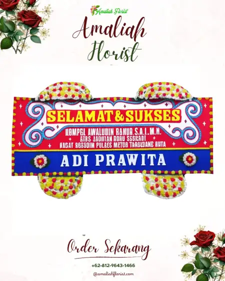 Papan Bunga Ucapan Selamat Raman Aji