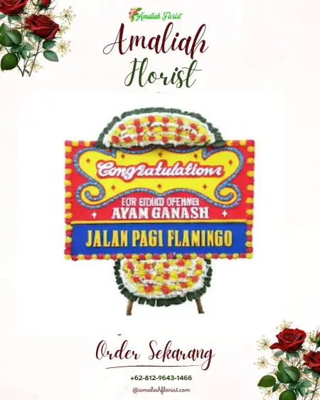 Sewa Papan Bunga Raman Aji